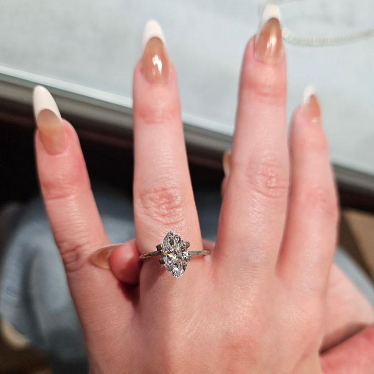 April 2025 | We start picking out a diamond for the ring 💍