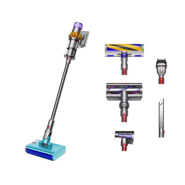 Dyson V15s Detect Submarine Wet & Dry Vacuum Cleaner | Yellow/Nickel
