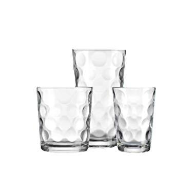 Home Essentials Eclipse Complete Kit Hiball Glasses, 18-Piece Set