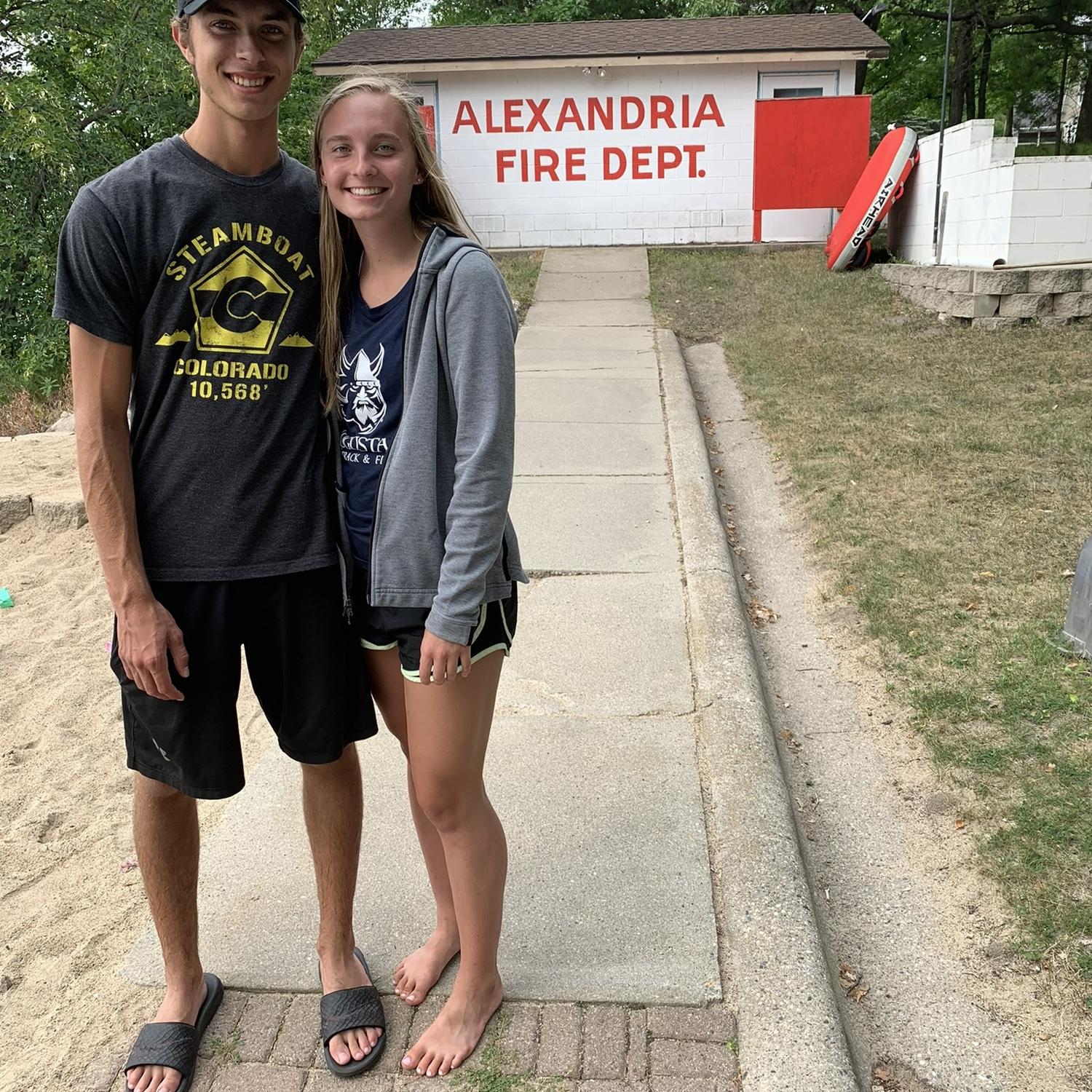Firemens lodge, summer going into college