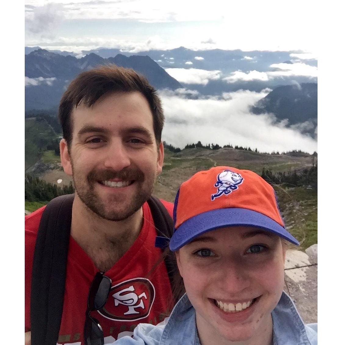 Hiking Mount Ranier, 2016

*Jake had a 'specific' mustache for his off-Broadway role at the time...