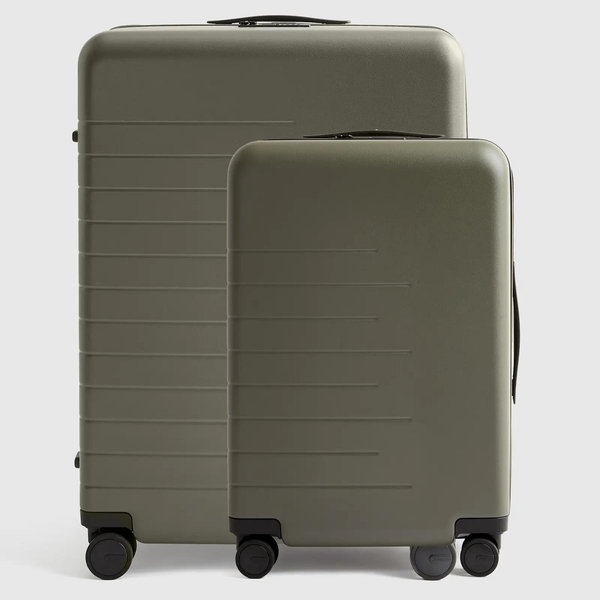 Carry-On & Large Check-In Suitcase Set - Olive