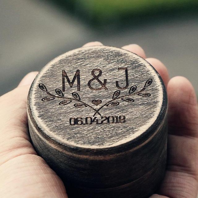 Personalized Wedding Ring Box