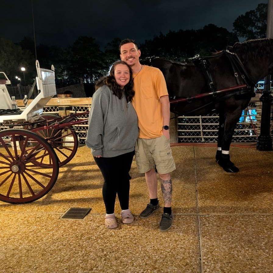 Carriage ride at Disney! 
-10-18-25-