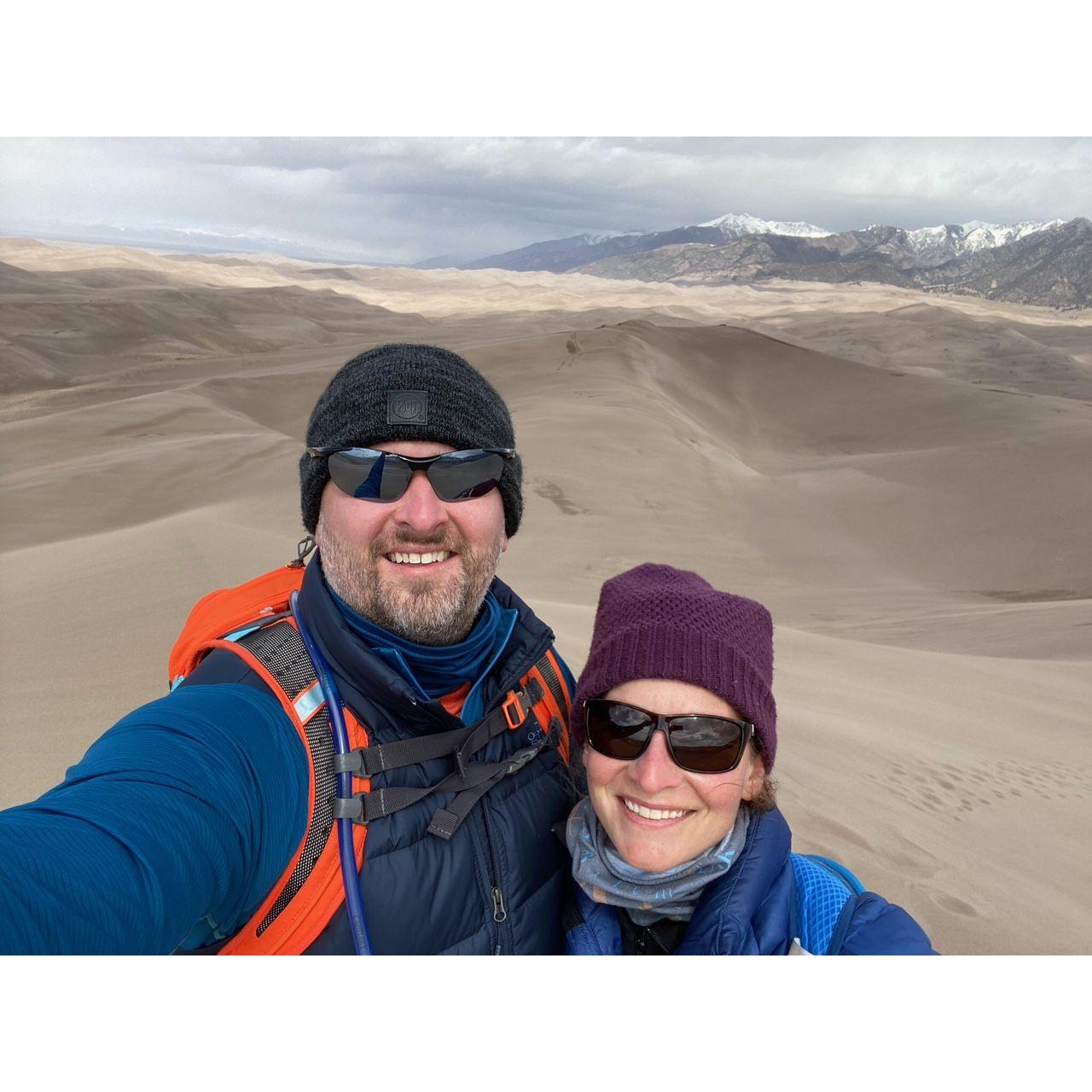 Hiking in Great Sand Dunes National Park