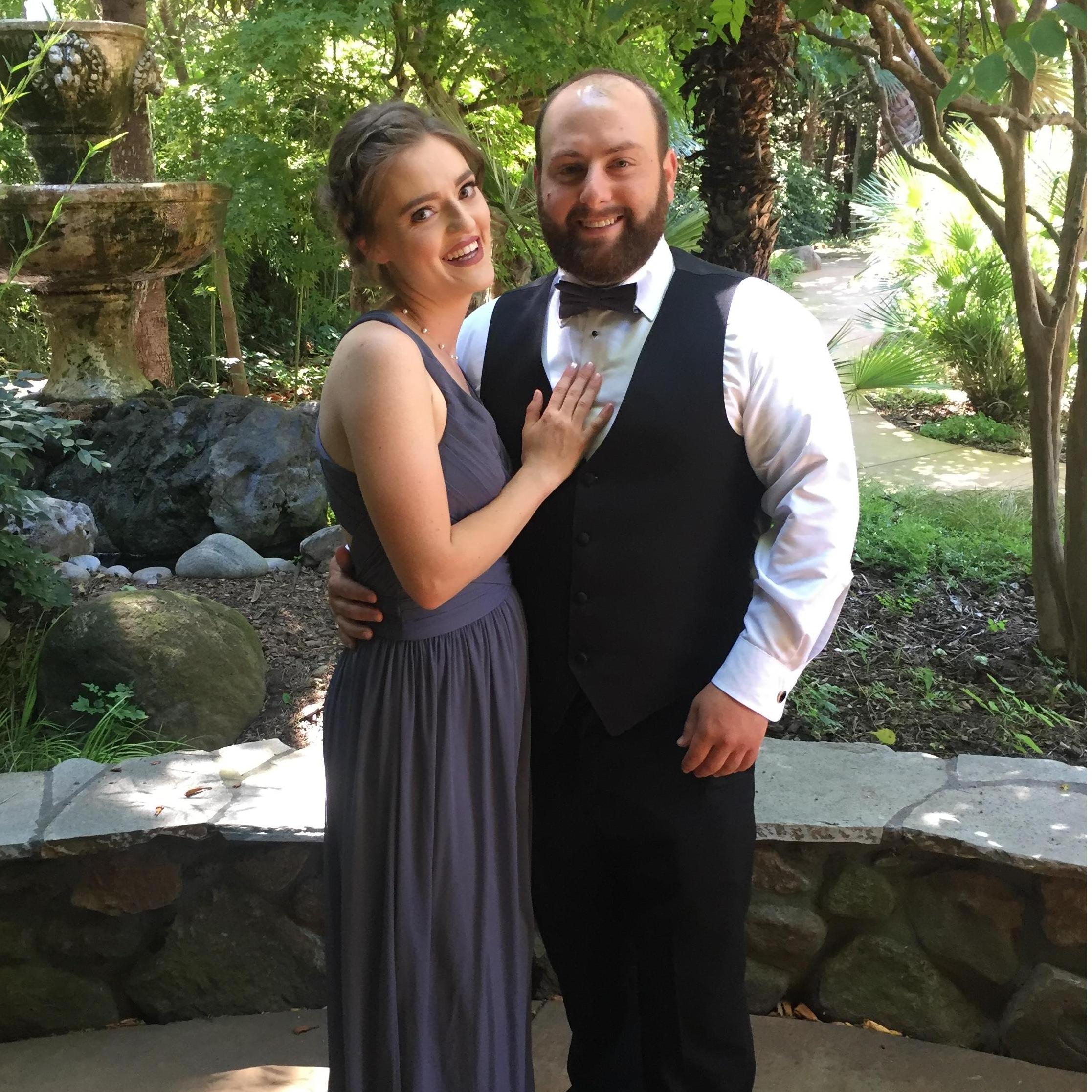 Celebrating our friends' wedding in Chico, 2017