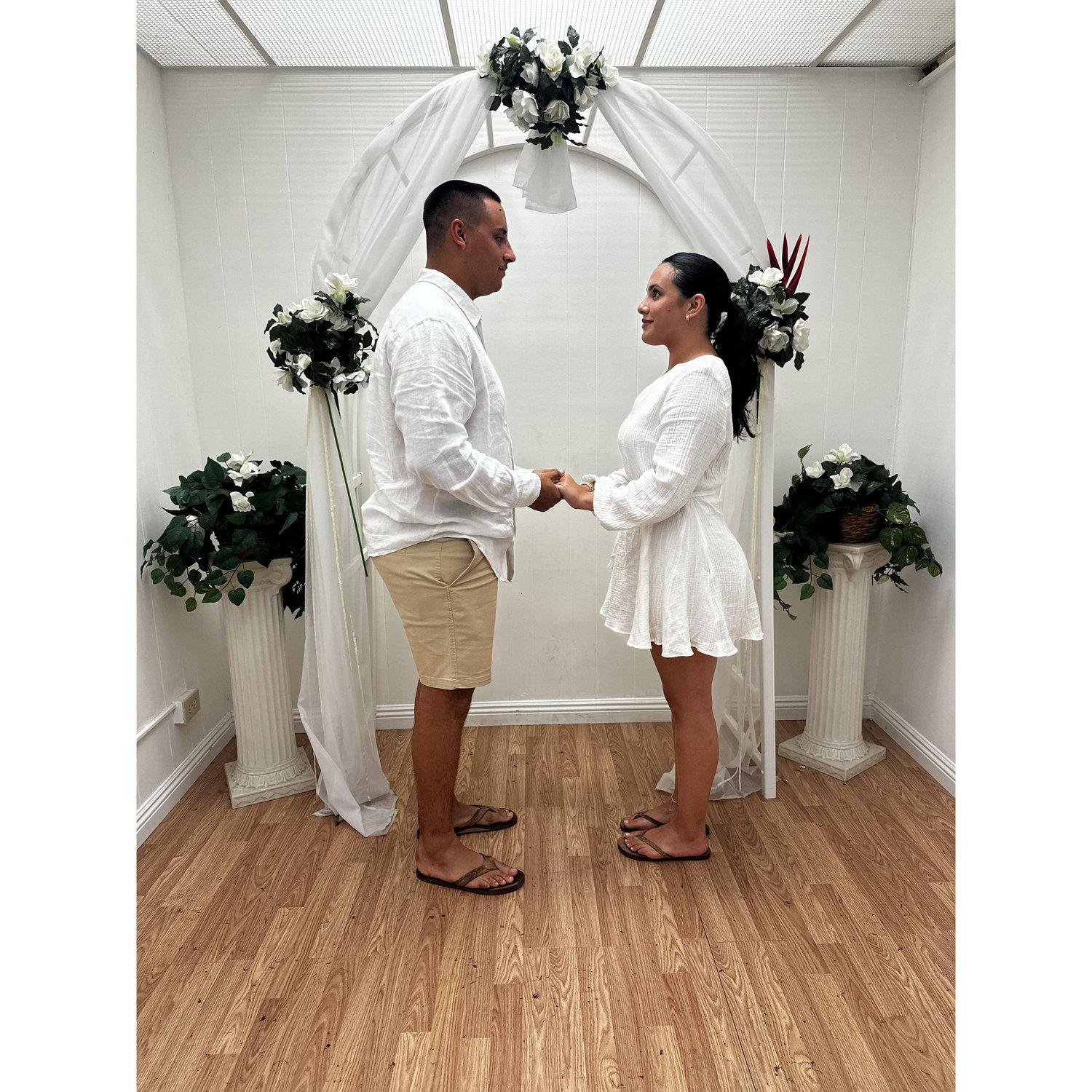 This was the moment we became Mr & Mrs Velazquez!