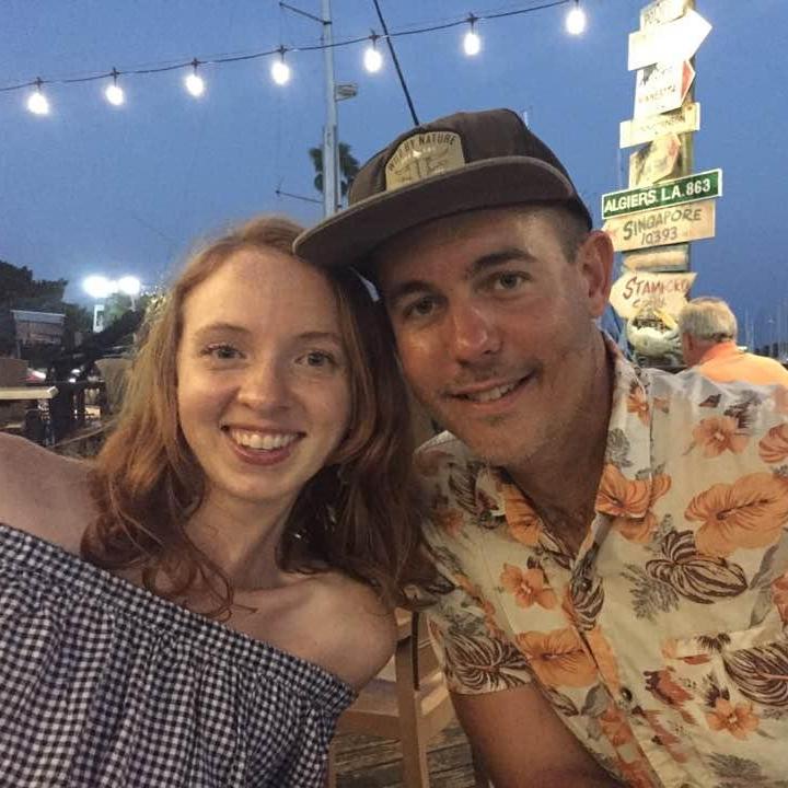 First dinner together in St. Pete when Maggie arrived.