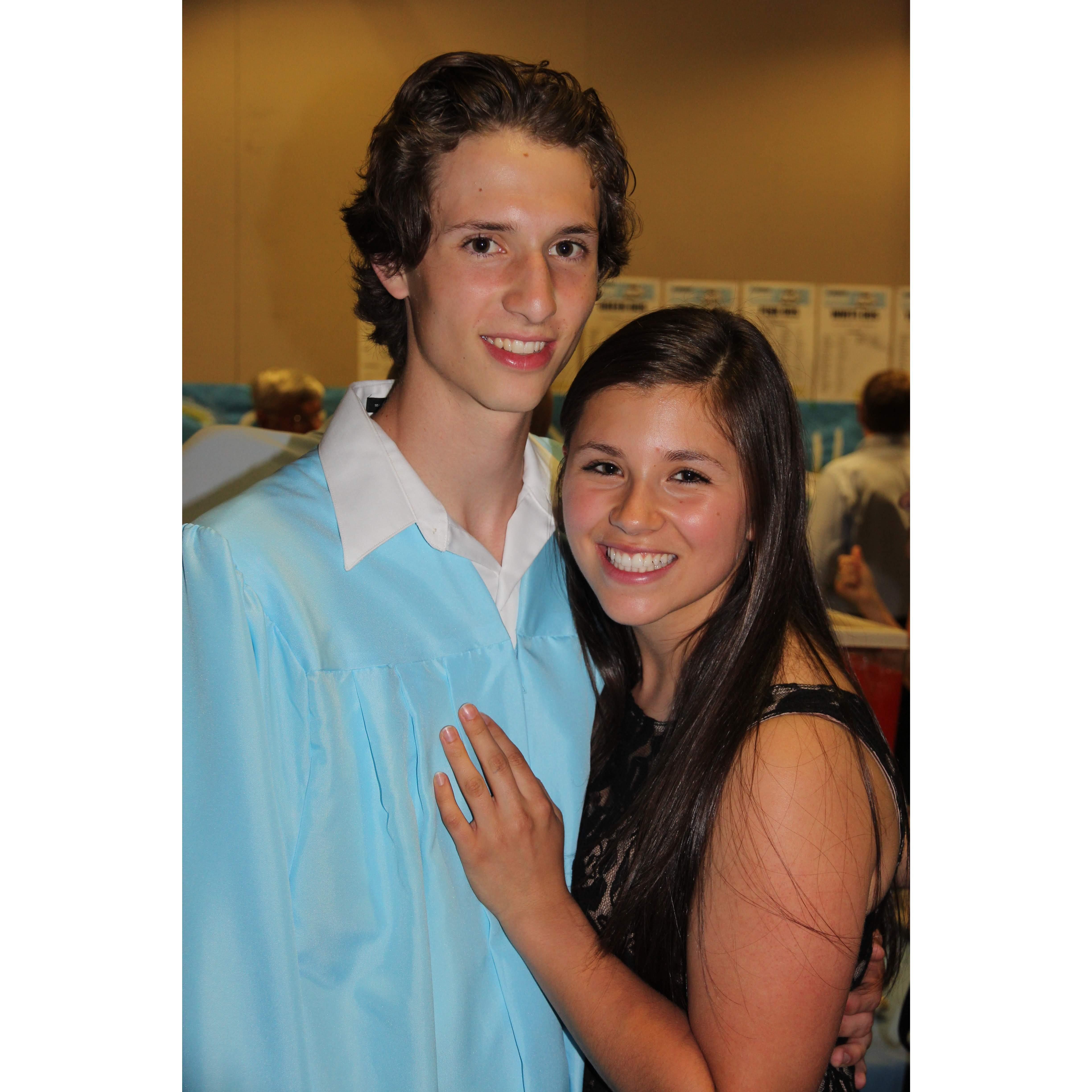 Garrison's high school graduation - June 2013