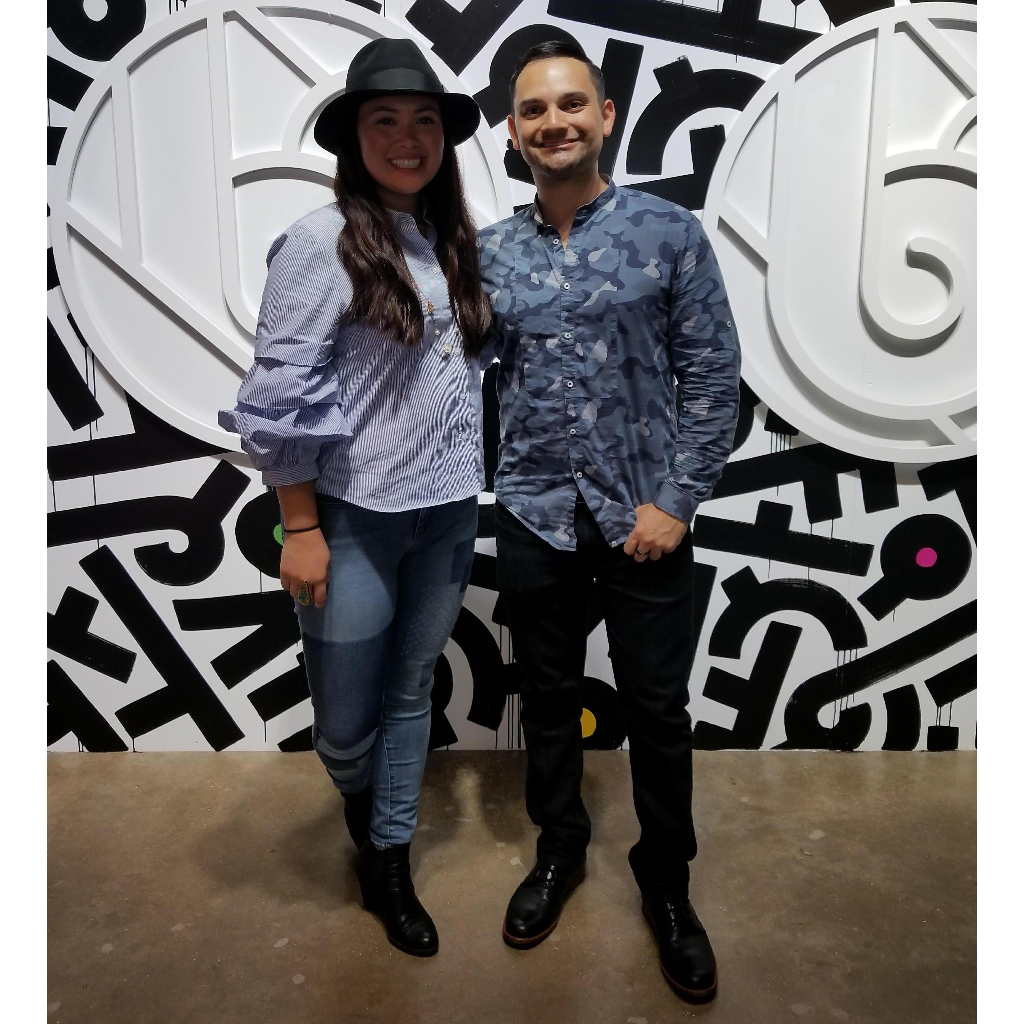 We love art! Supporting the local art scene at POP Austin.