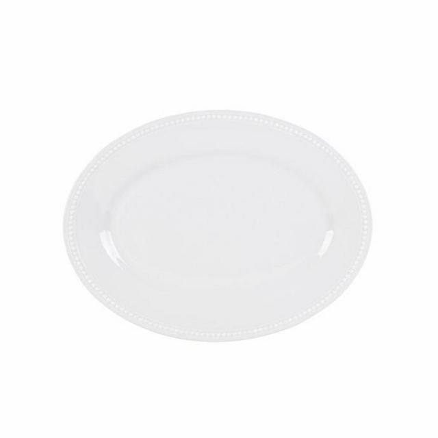 Everyday White by Fitz & Floyd® Beaded Oval Platter