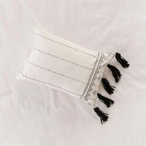 Asha Embroidered Lumbar Pillow