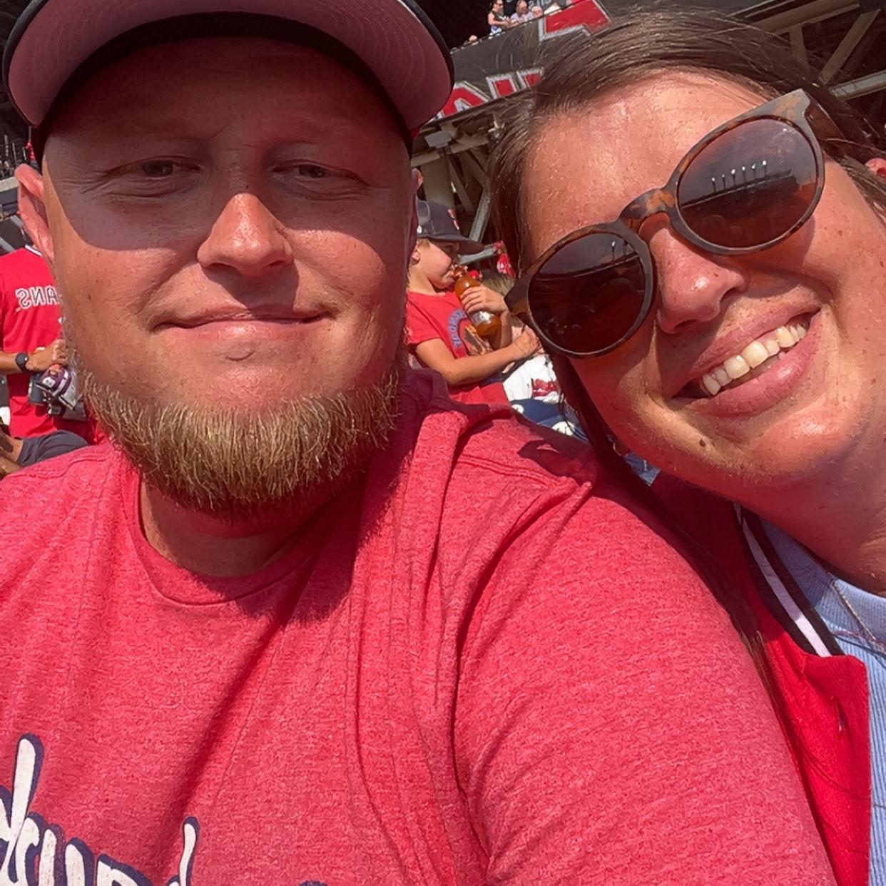 Callie's first time going to a Guardians game.
