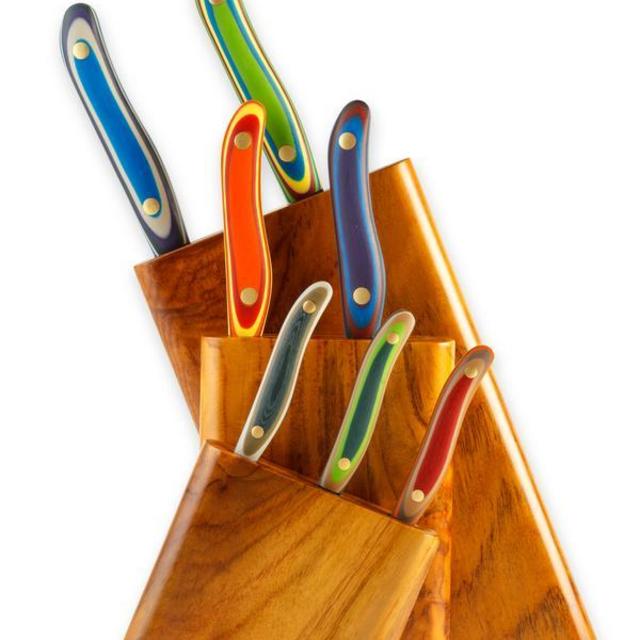 7pc Chef Knife Set & Block.