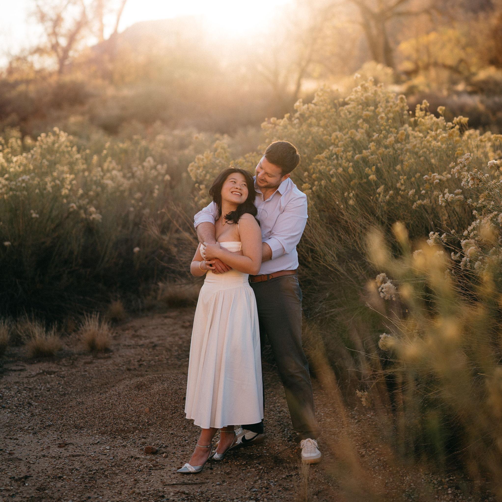Skylar's sister very generously did an engagement shoot for us at Zion National Park!