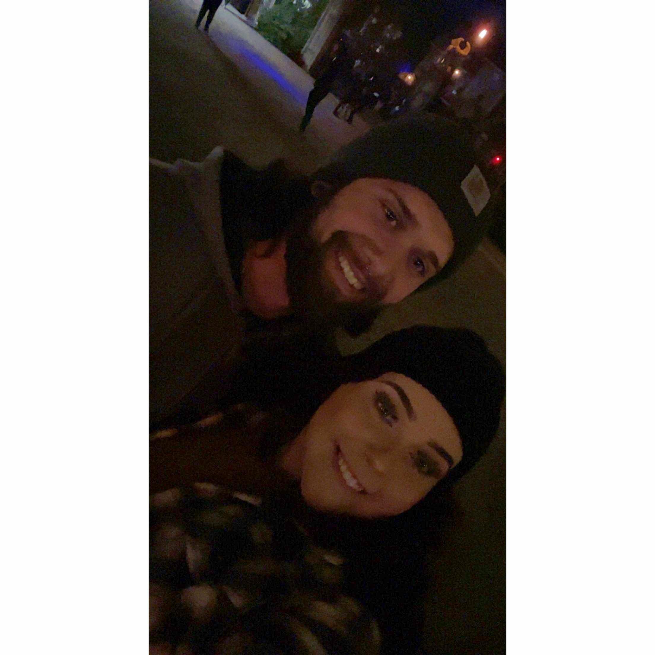 Fun fact: This is us at field of screams, it has been a yearly tradition to go during spooky season and stay the weekend in PA!