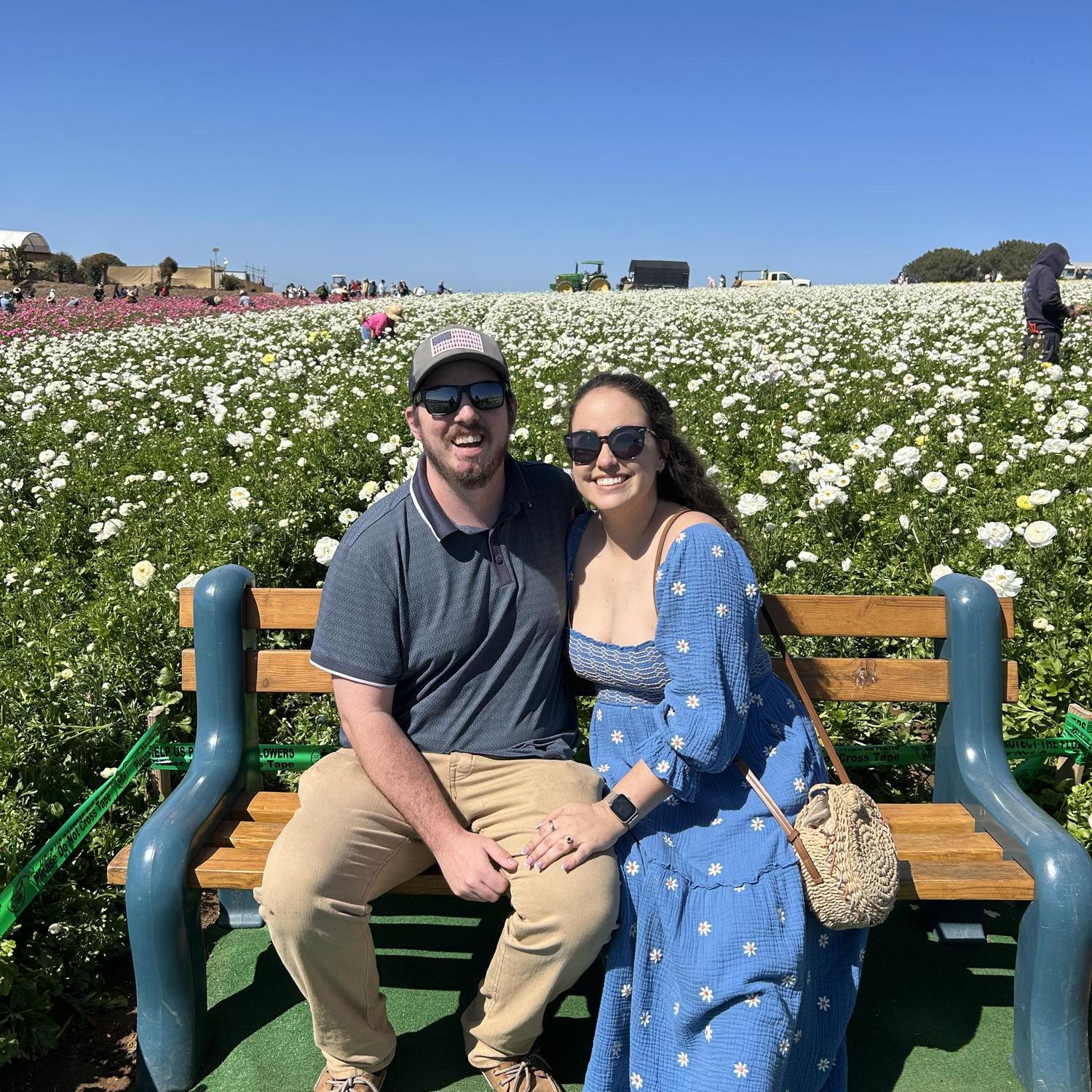 Our engagement at the Carlsbad Flower Fields on March 6th 2025!