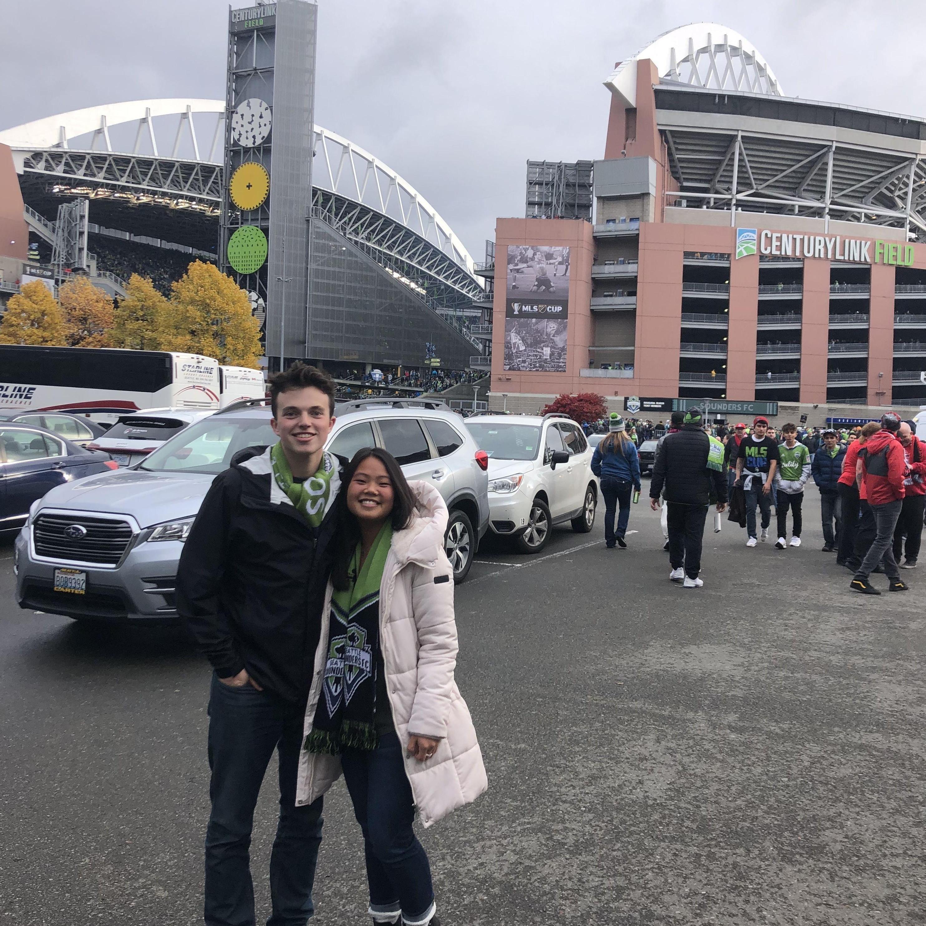 November 2019 | Sounders Game in Seattle, when they won the MLS Cup!