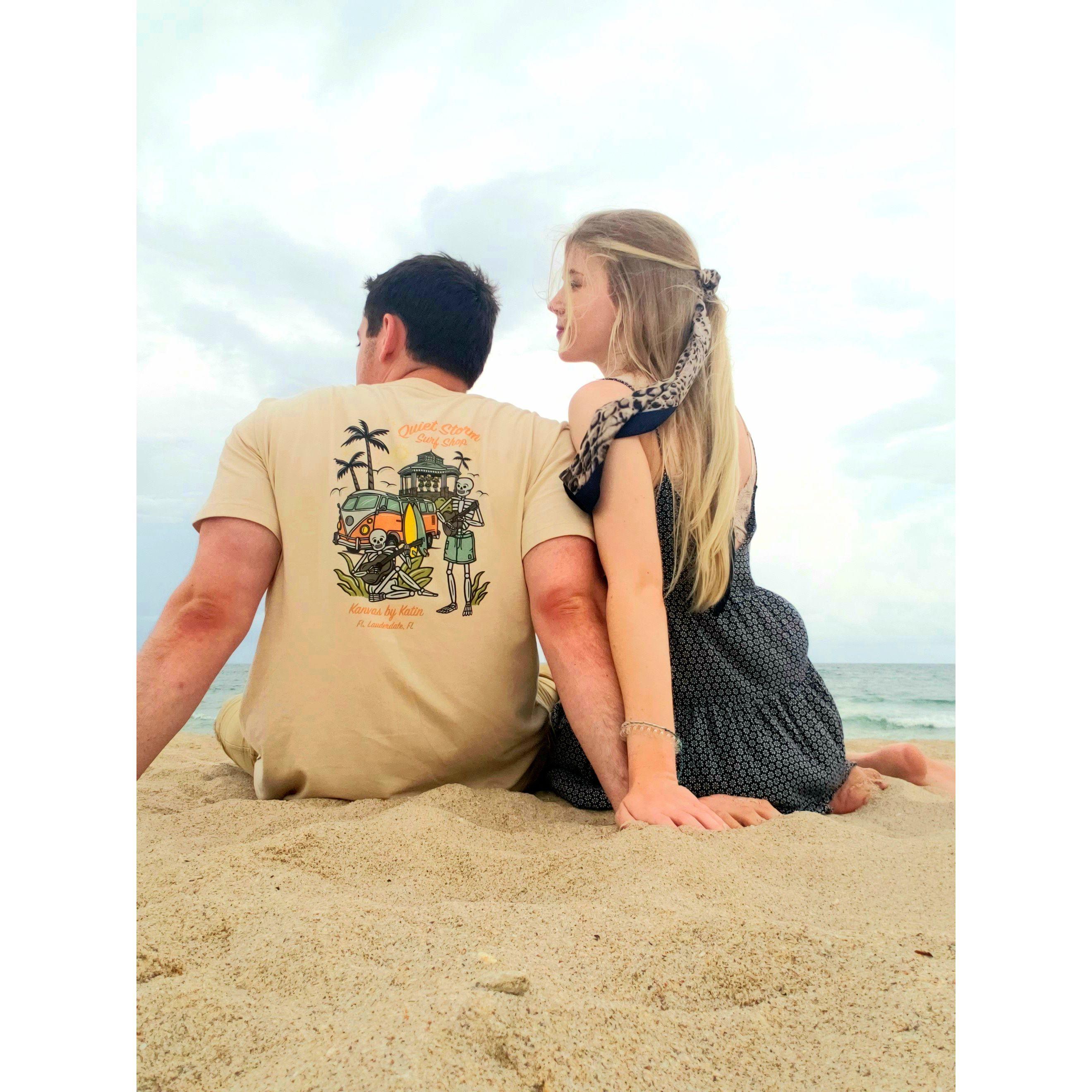 On our first vacation together - Florida