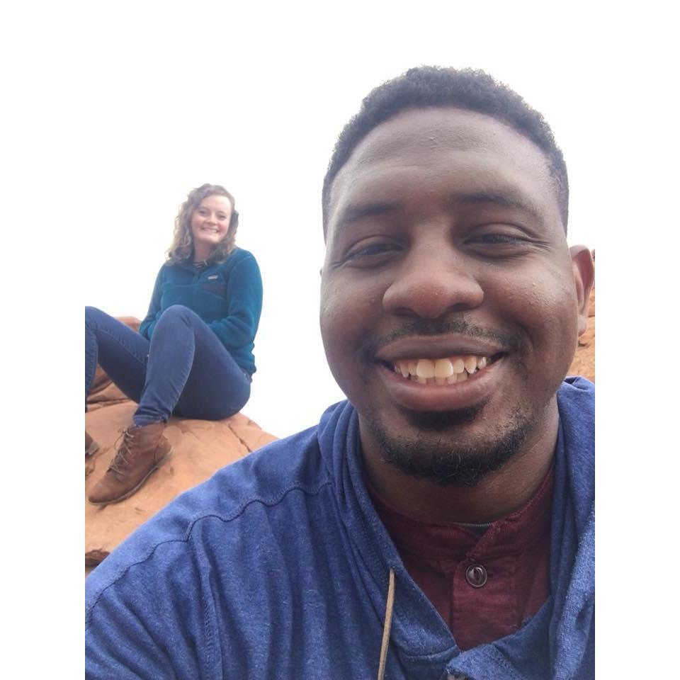 Sitting on top of the world with this guy in the Garden of the Gods in CO.