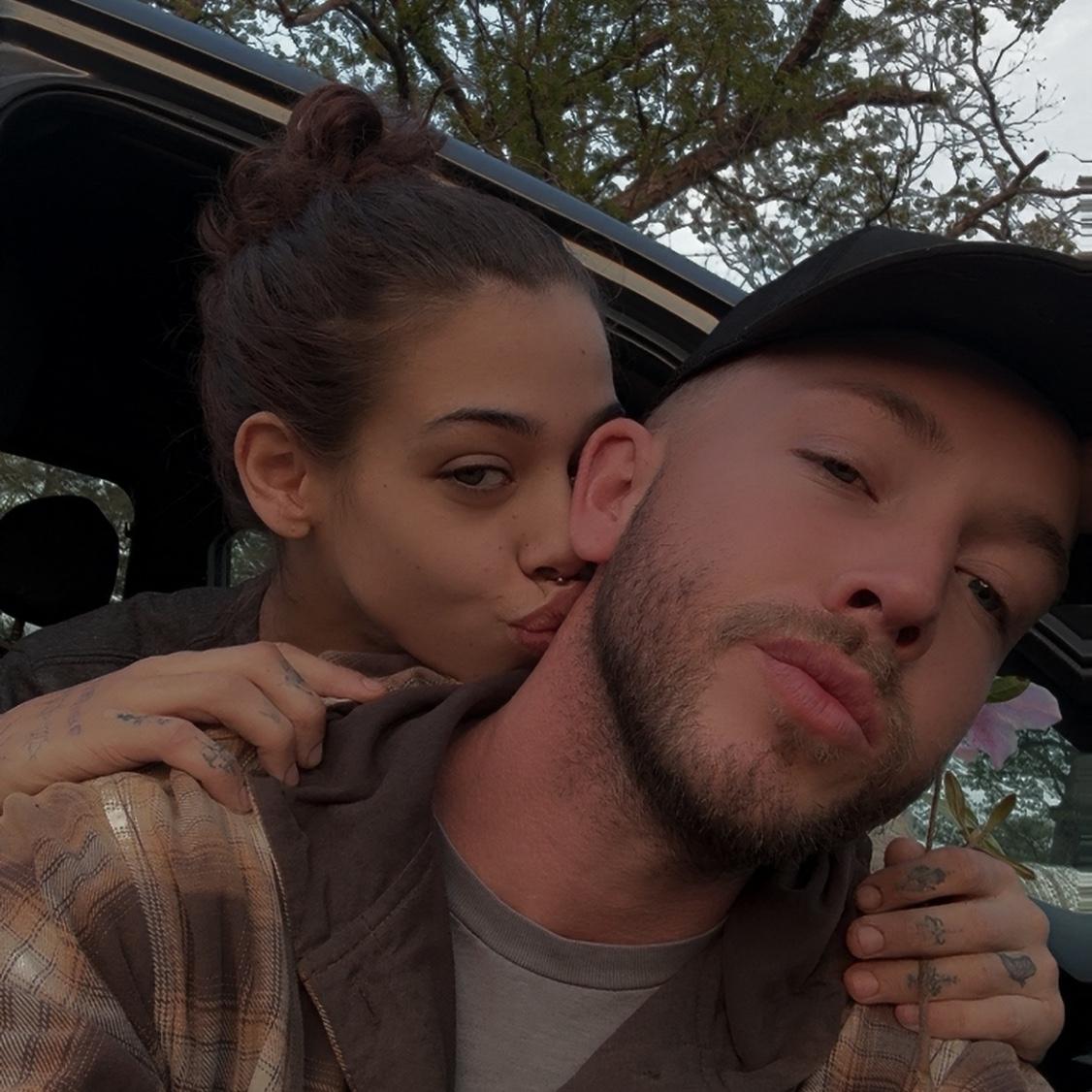 Morning kisses.