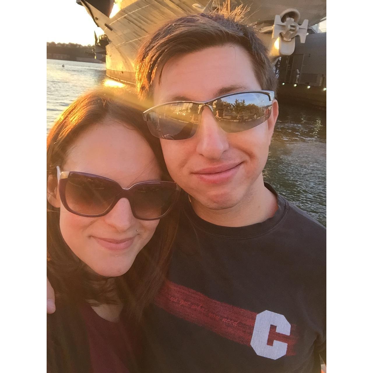 Our first photo together!