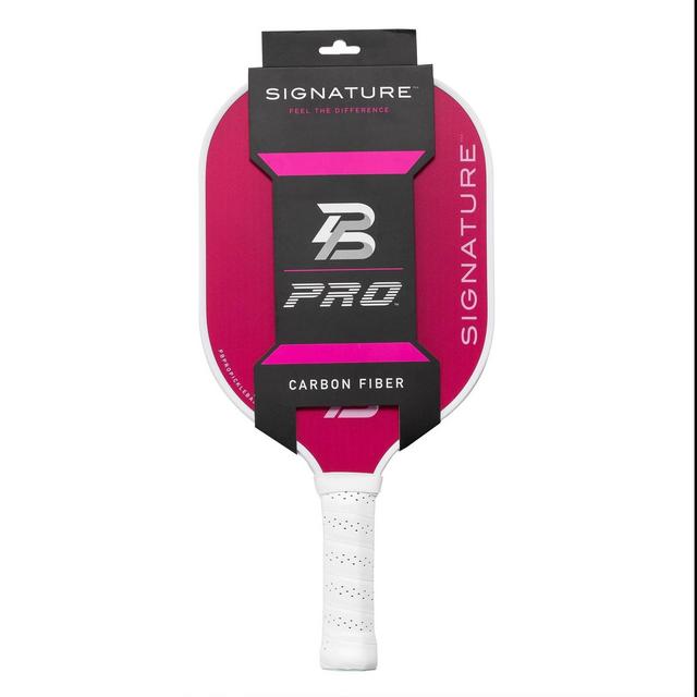 PBPRO Signature Carbon Fiber Pickleball Paddle - Pink