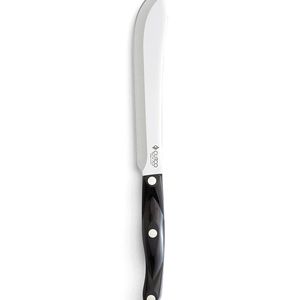 CUTCO Corporation - CUTCO Model 1722 Butcher Knife...........8" High Carbon Stainless blade..............5¾" Classic Brown handle (sometimes called "black")...........in factory-sealed plastic bag.