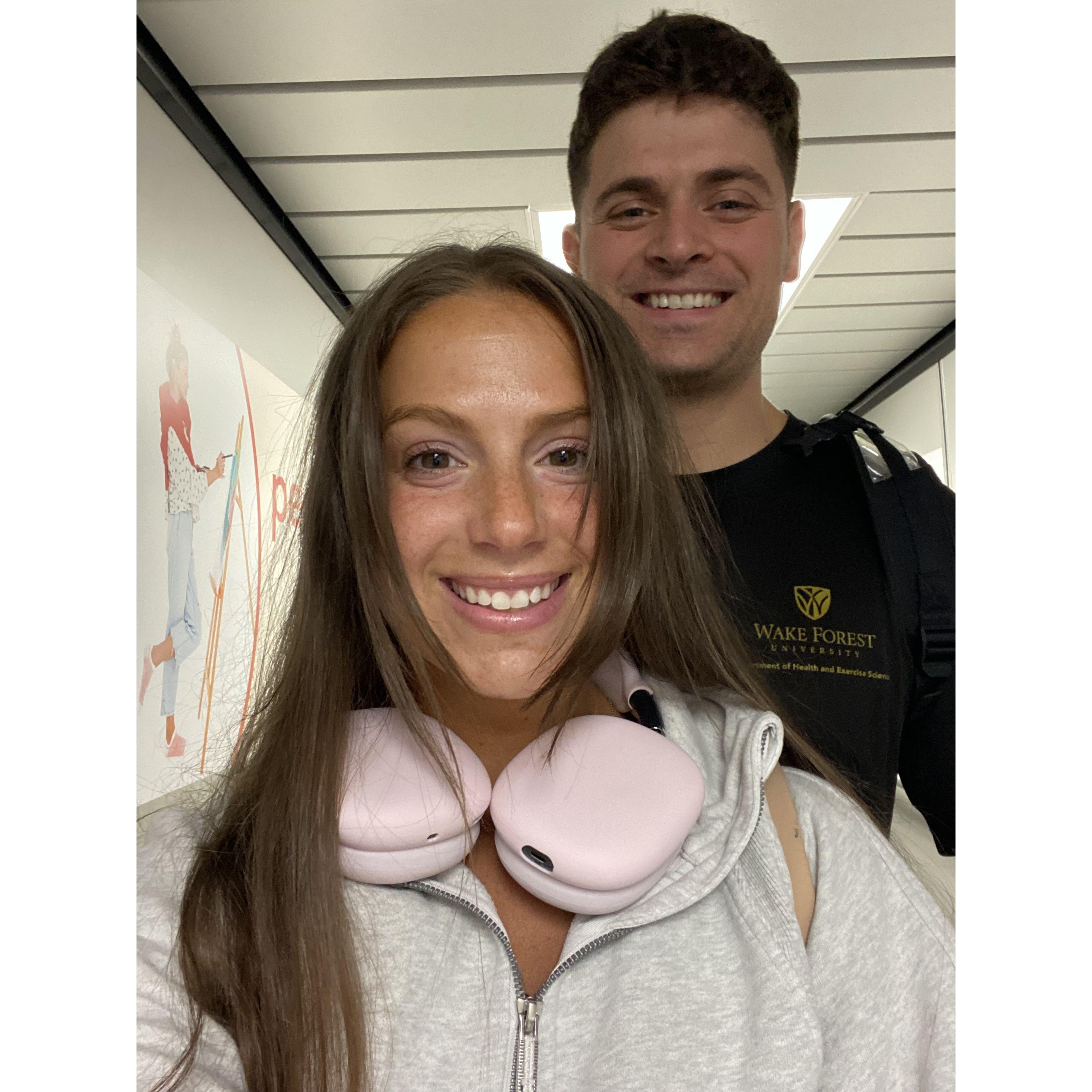 The flight to Keuka Lake, before Daniel asked me to marry him!