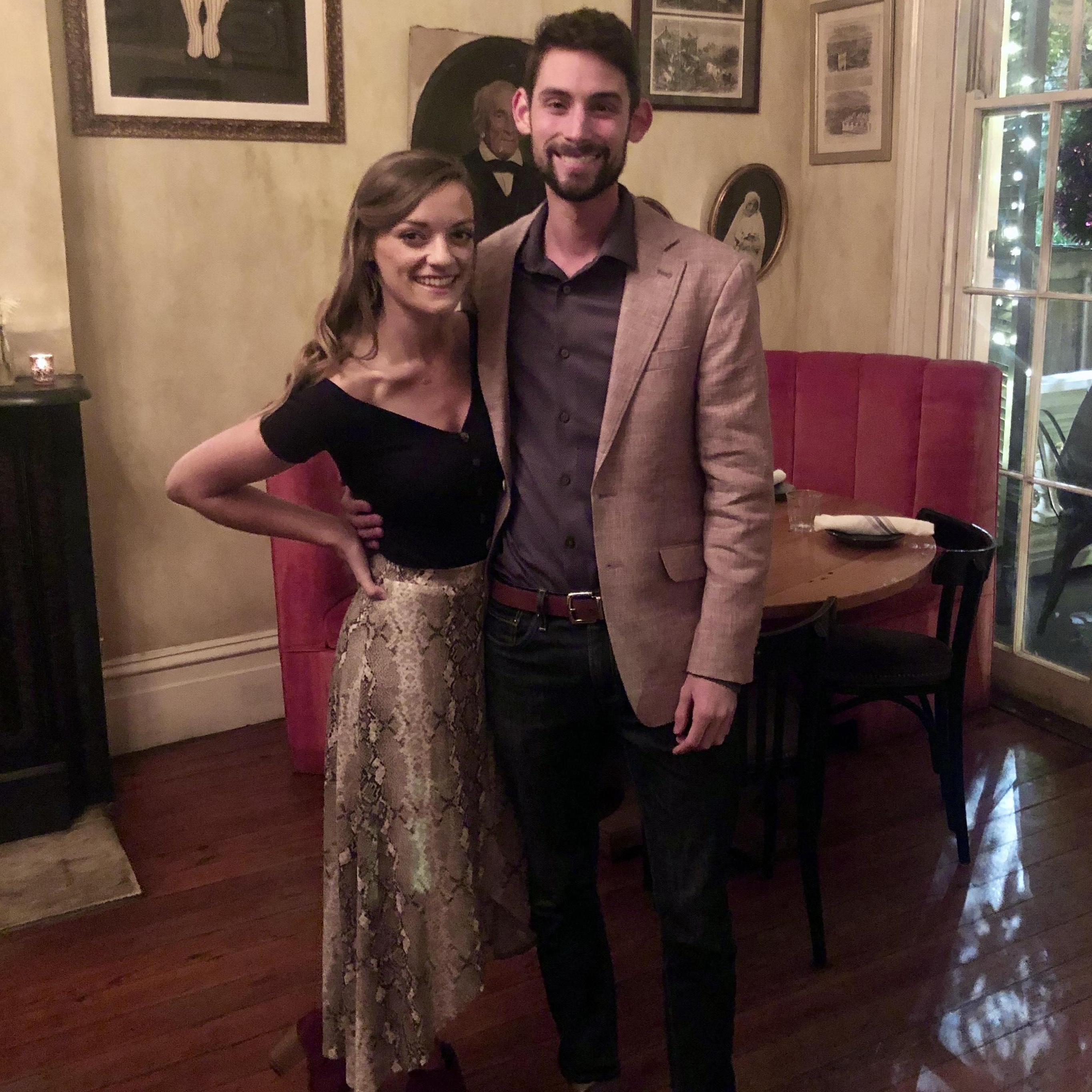 Hannah's birthday dinner in New Orleans