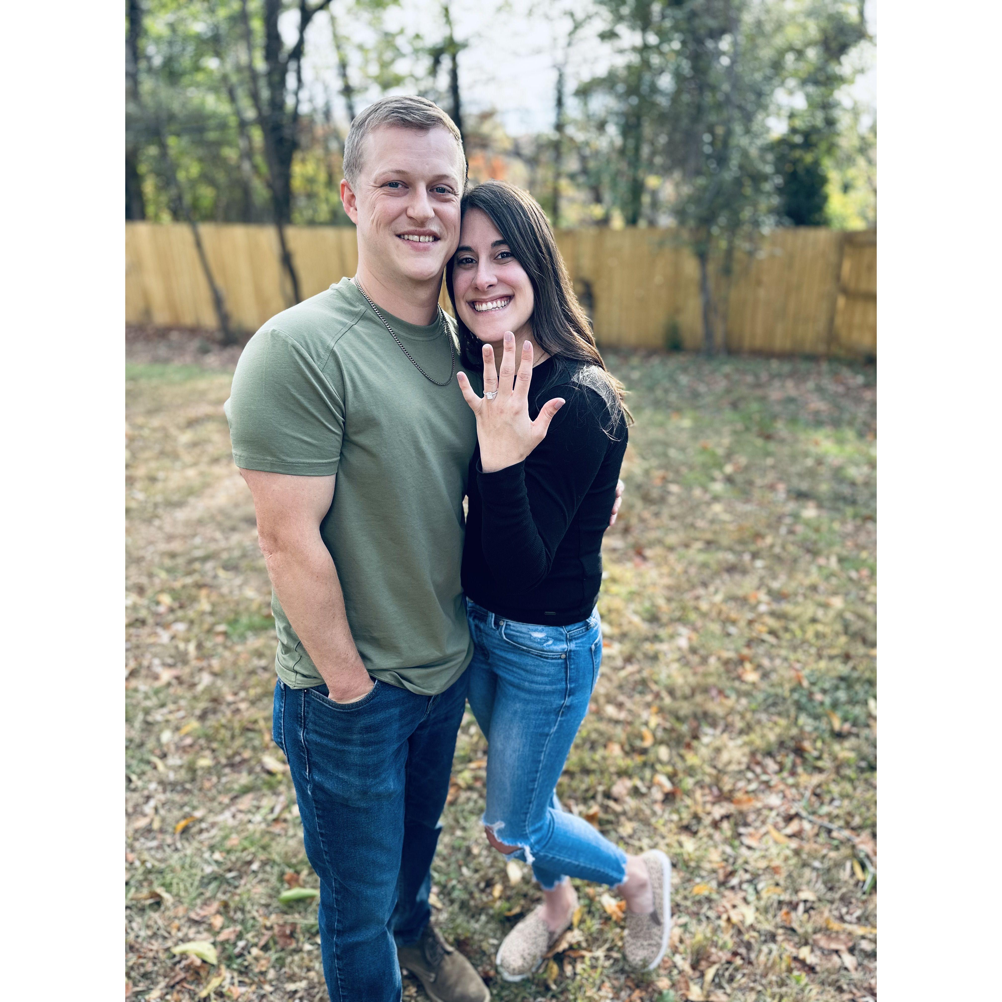 When Quintin proposed! :)