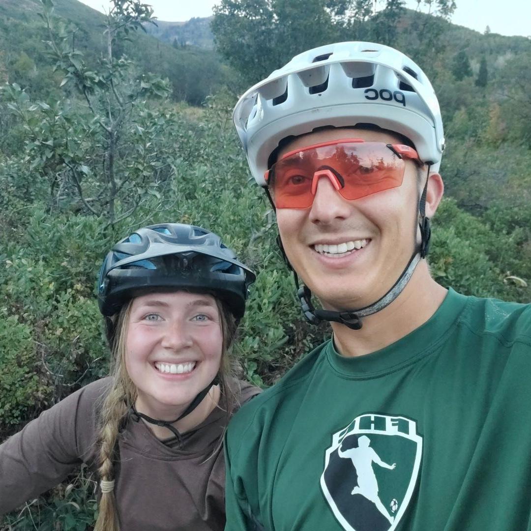 First time mountain biking together in North Fork in September 2022