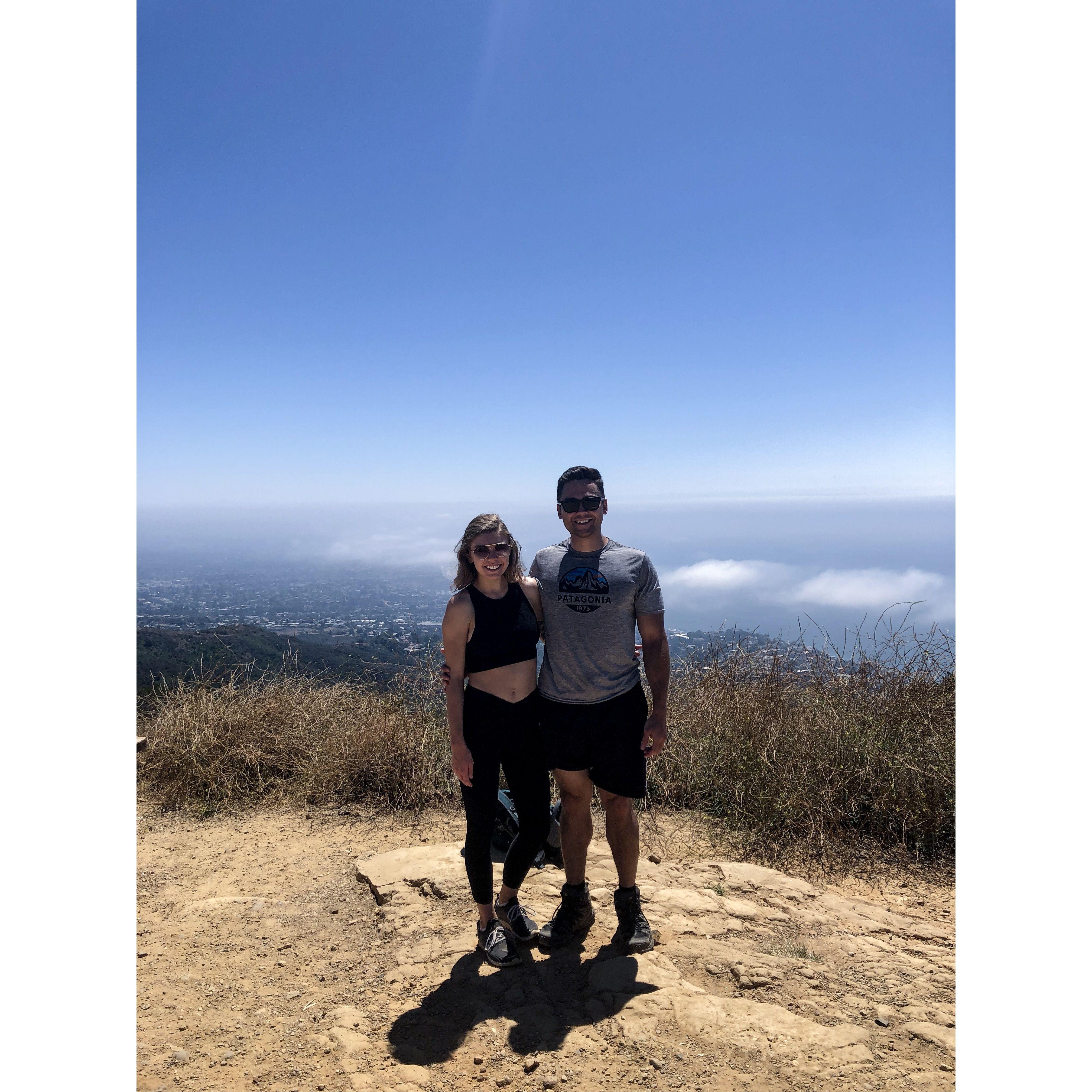 Our first out-of-state trip together was to Santa Monica, CA.