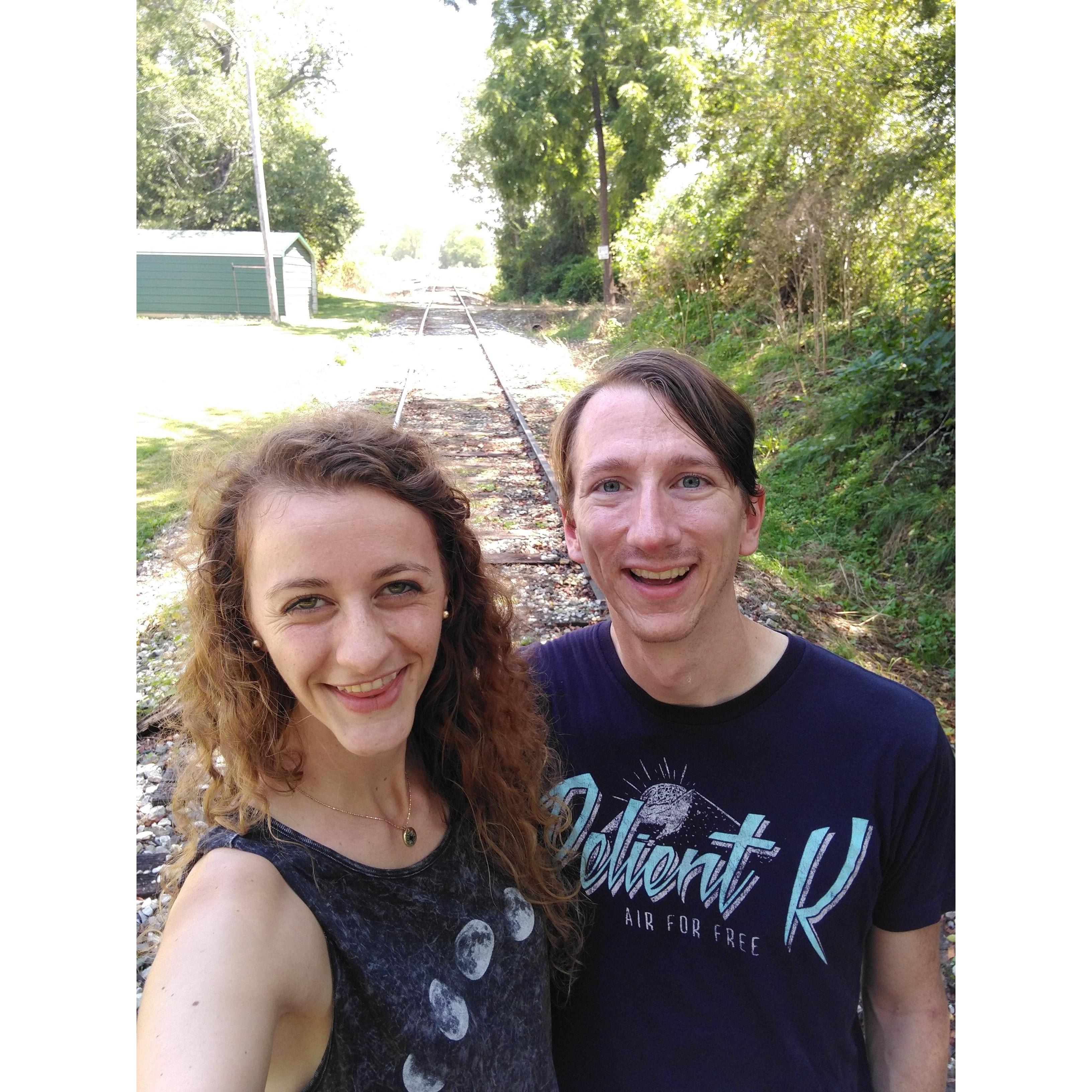 Exploring while waiting for the big event...