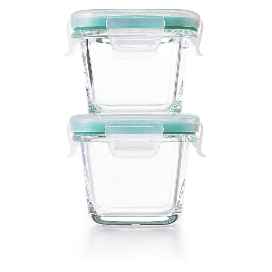 OXO Good Grips 4-Piece Smart Seal Leakproof Mini Glass AirtightContainer Set