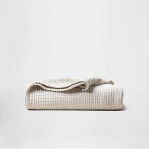 Muslin Coverlet - King, Oat