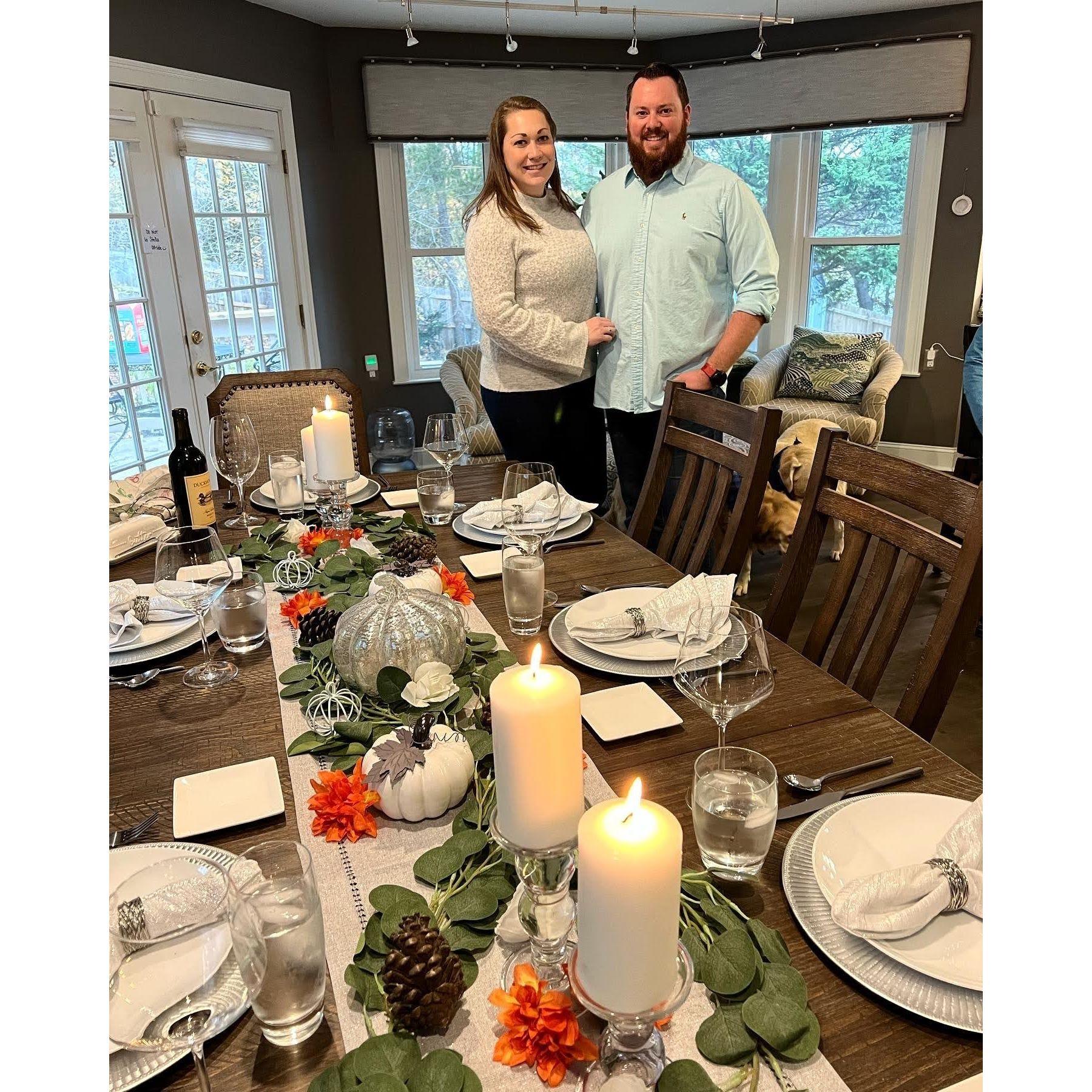 Hosting both of our families for Thanksgiving. Chattanooga, TN (2021)