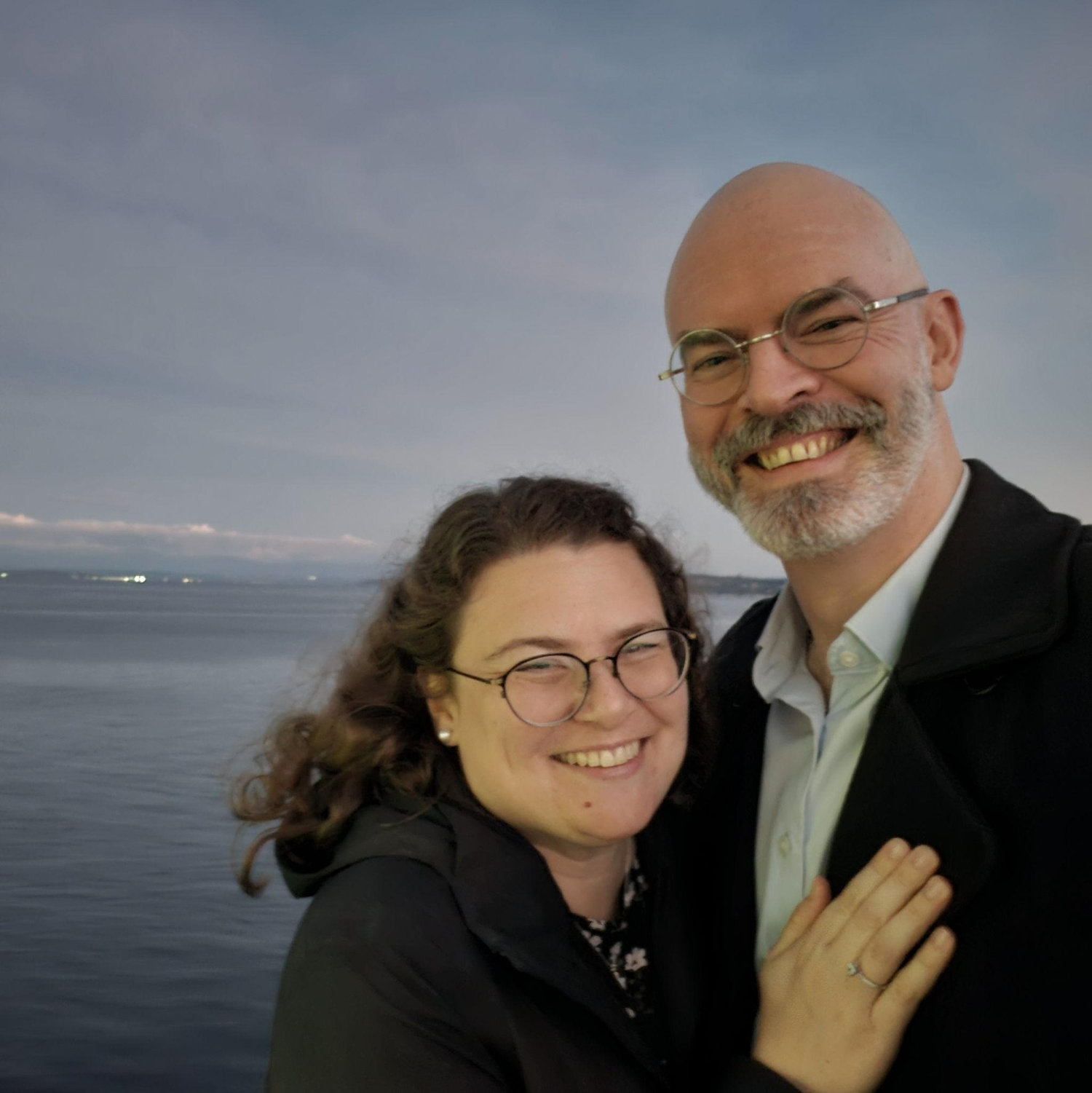 We're engaged! Mukilteo Ferry, October 4, 2025