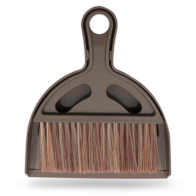 Mini Broom and Small Dustpan Brush - Mini Broom and Dustpan, Small Broom and Dustpan Set, Mini Dustpan and Brush Set, Small Dust pan and Brush Set, Hand Broom and Dustpan Set for Home/Camping/Pets.…