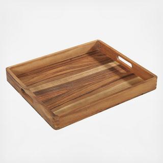 Rectangular Wood 20.5" Serving Tray