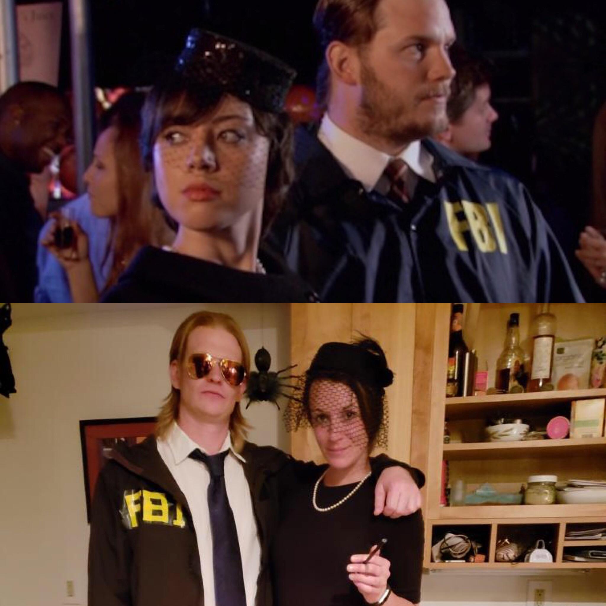 Halloween 2018 - Burt Macklin & Janet Snakehole