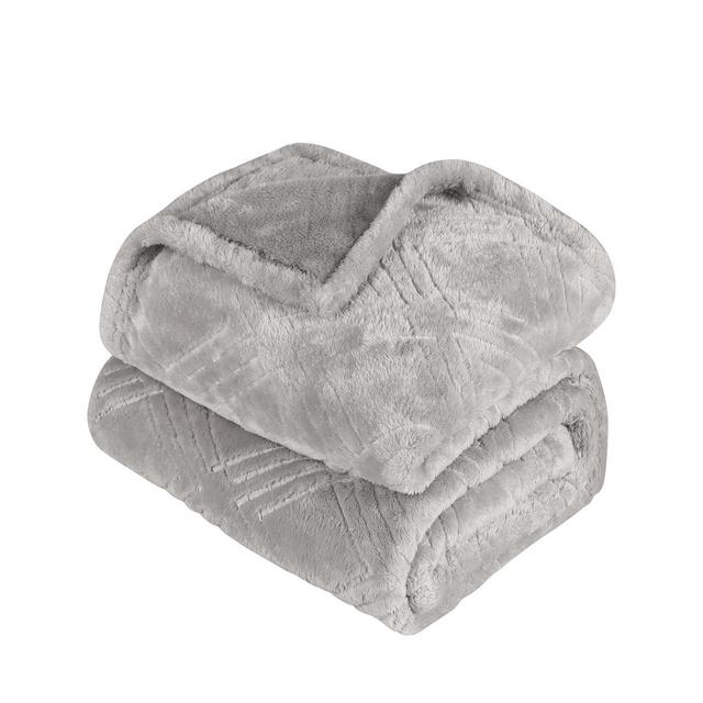 Superior Diamond Flannel Fleece Plush Ultra-Soft Blanket, Full/Queen