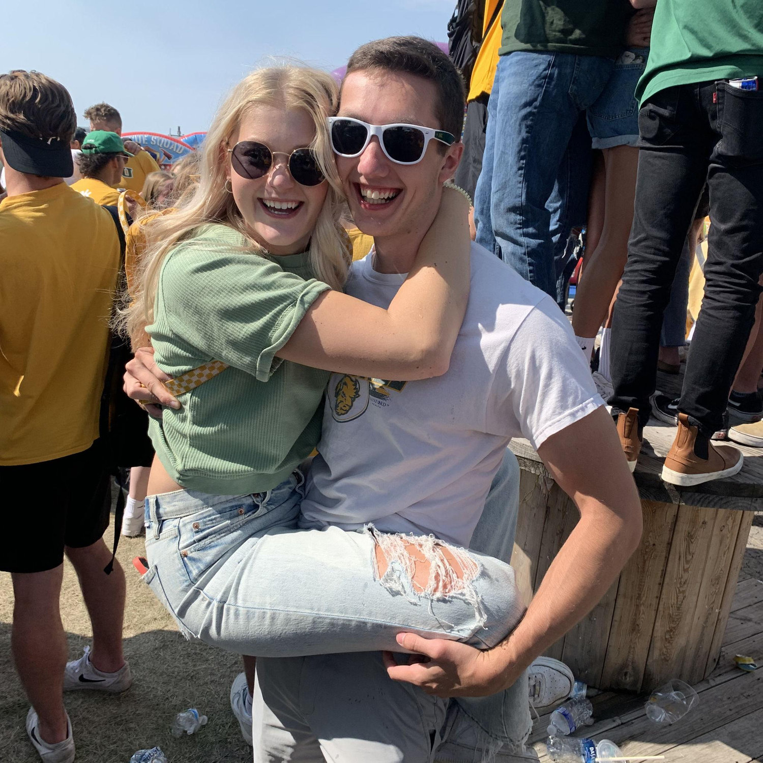 Tailgating junior year at NDSU.