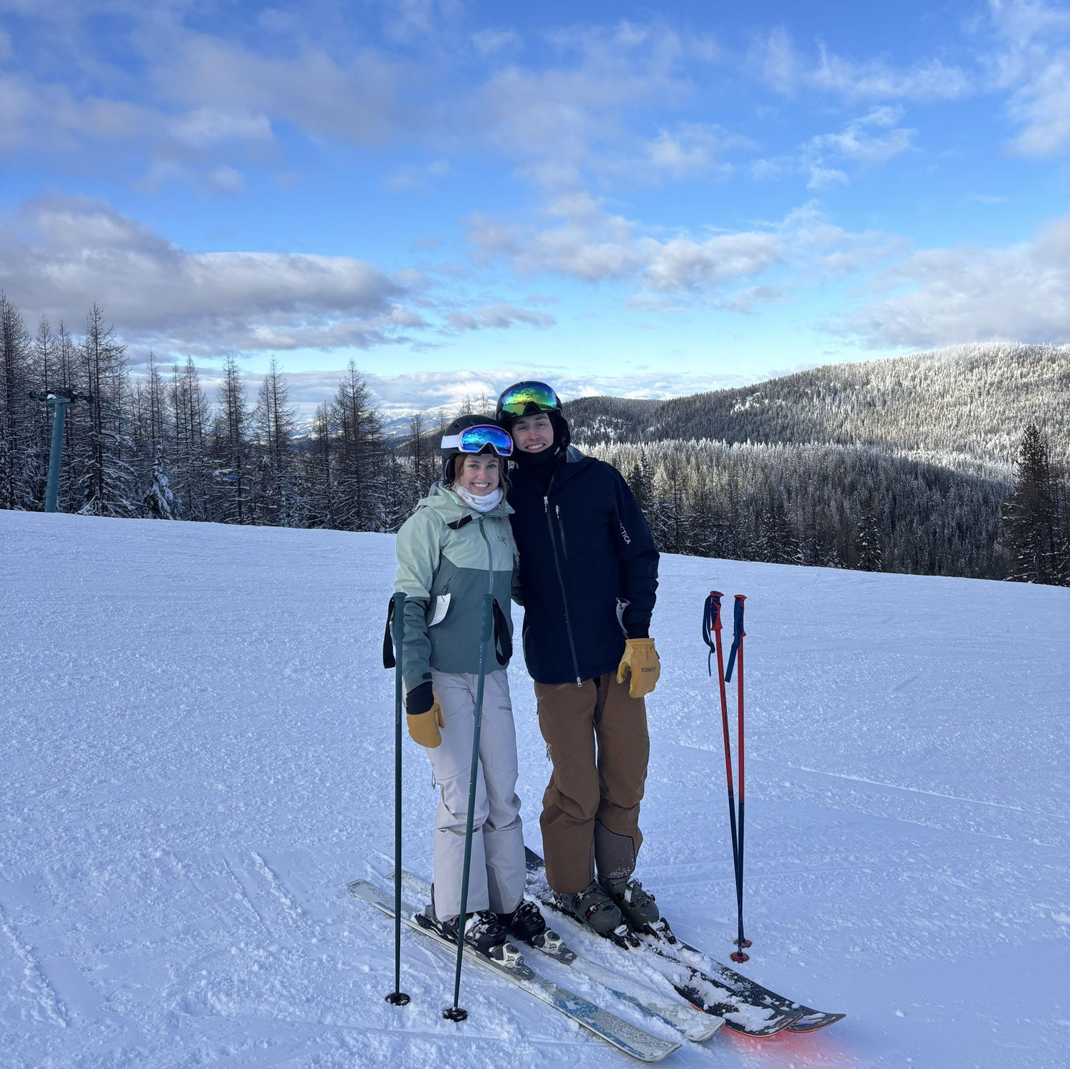 Skiing at 49 Degrees North Mountain!