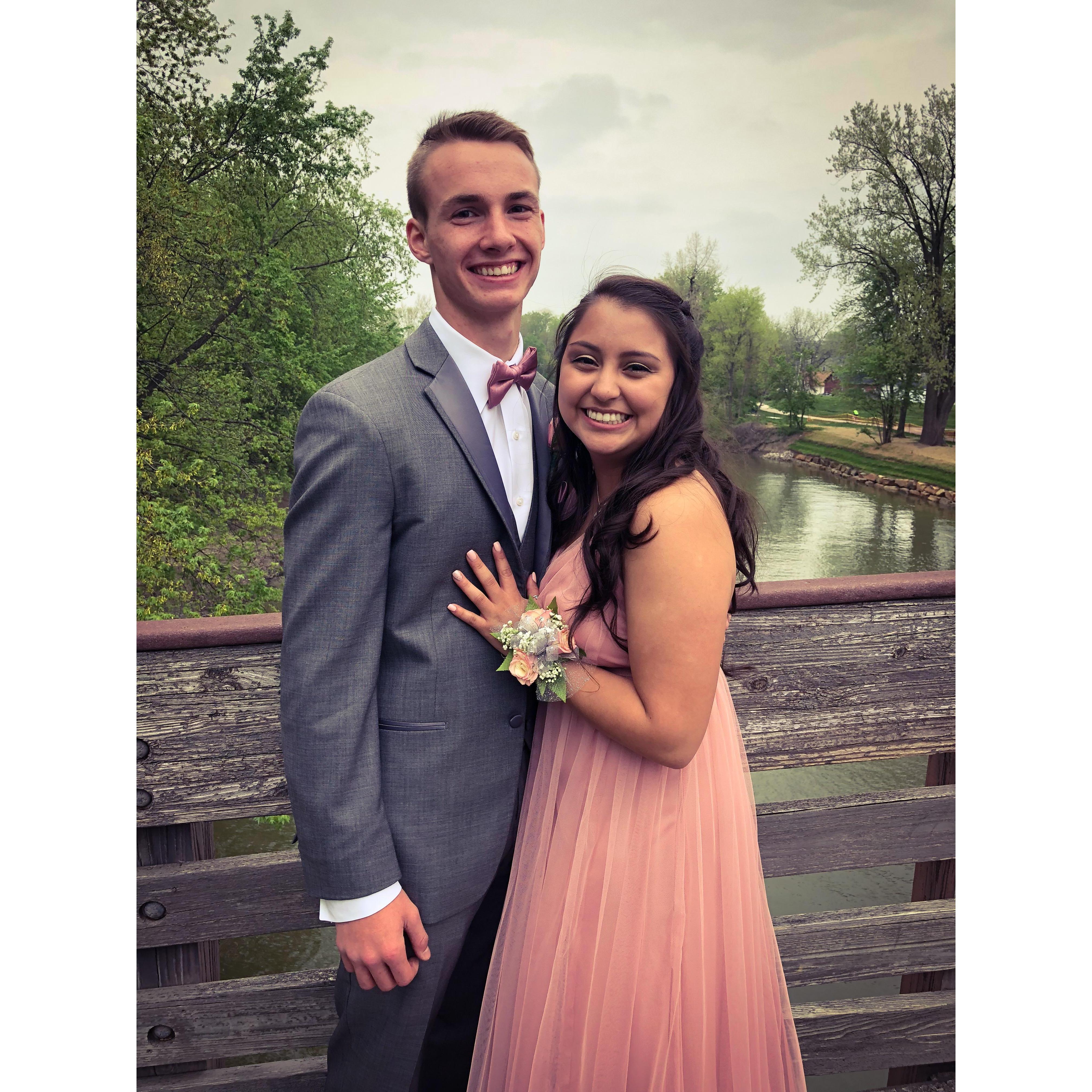 Our first and last prom together