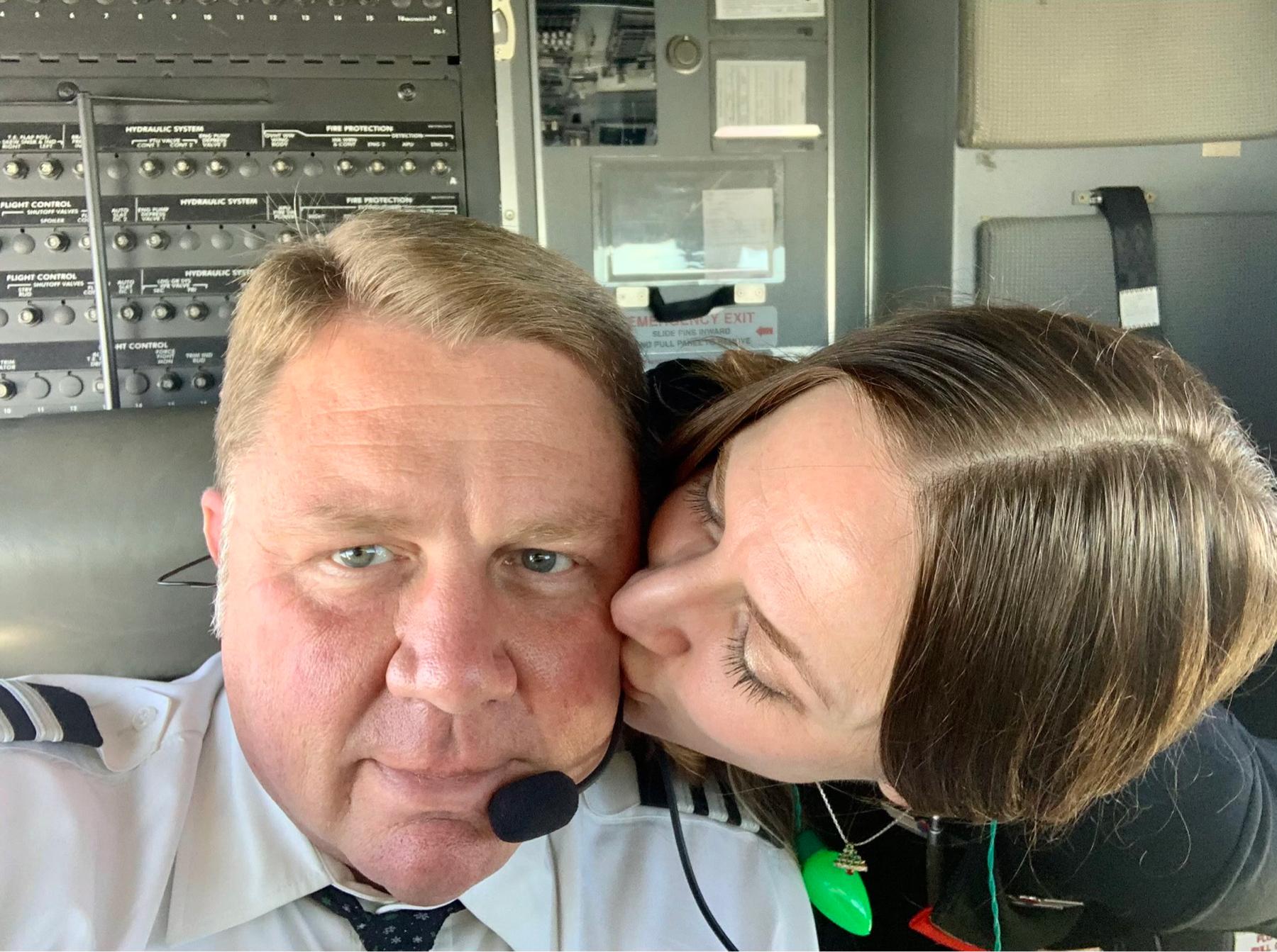 Work feels more like a vacation when we get to fly together!  Love is always in the air!