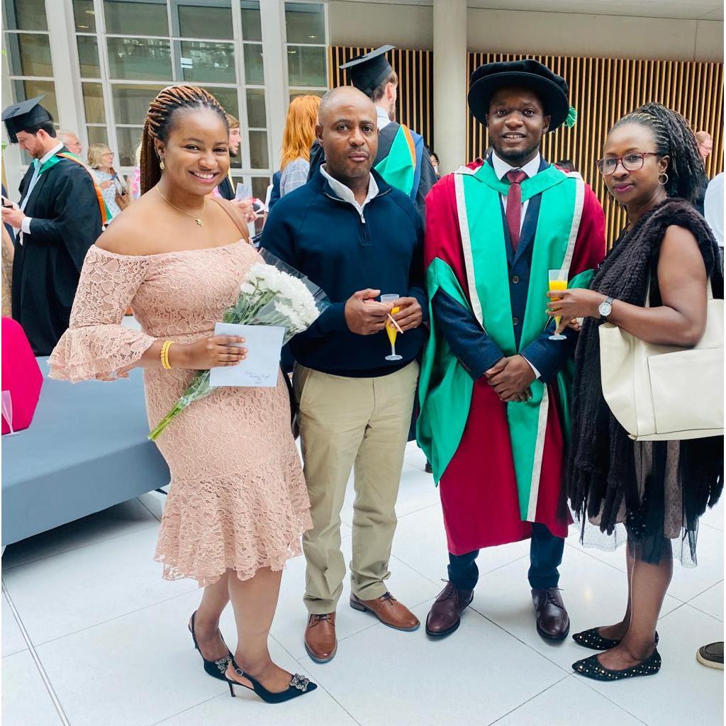 Graduation Ceremony with Family