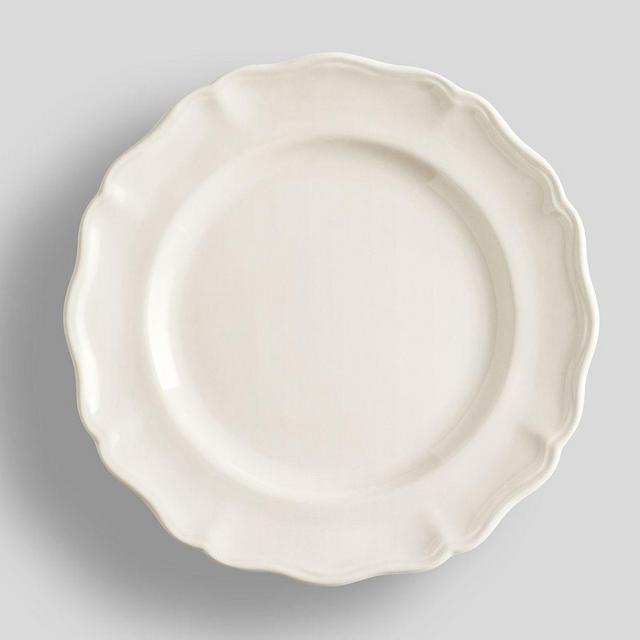 Heirloom Stoneware Salad Plates, Set of 4 - White