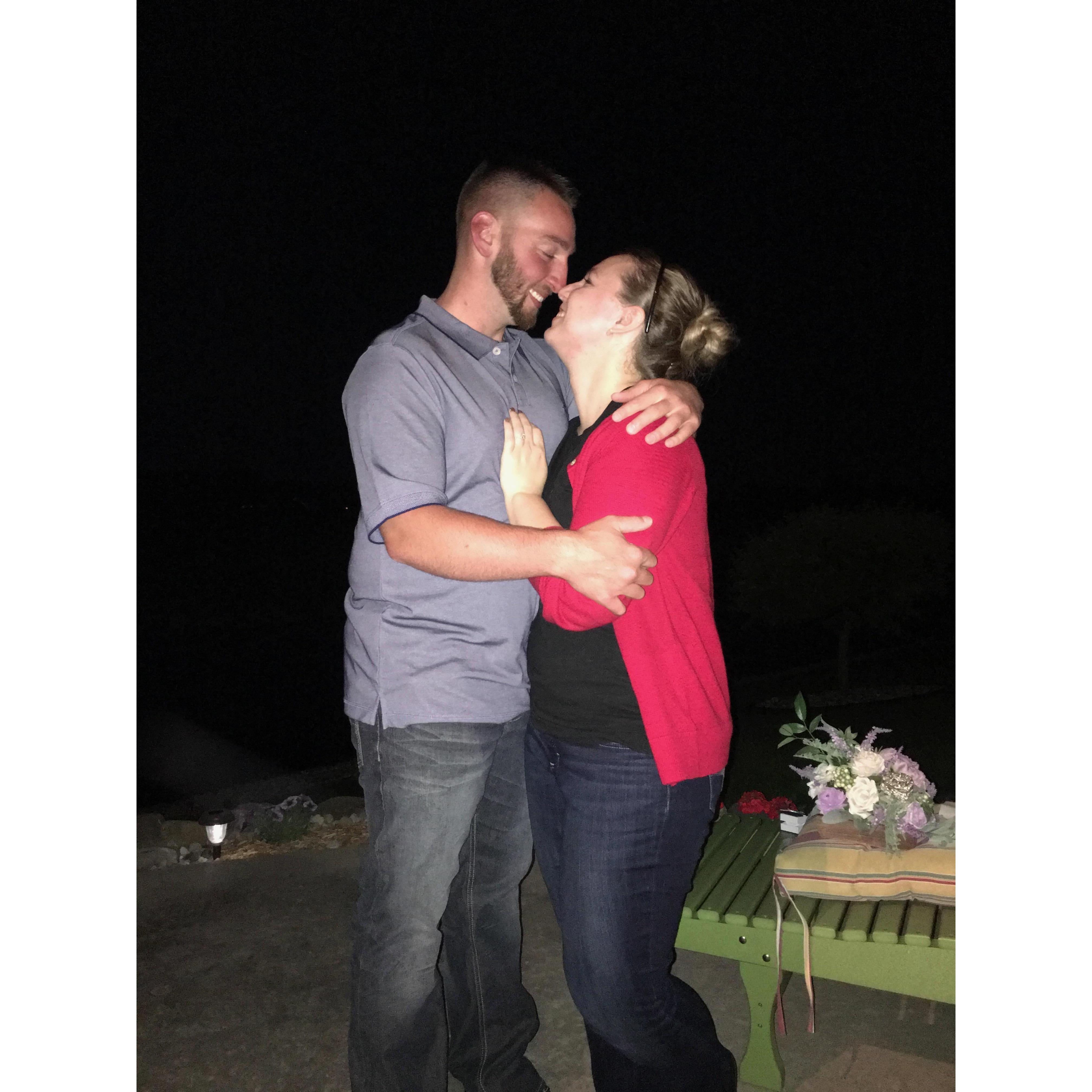 Right after we got engaged. 6.5.2019