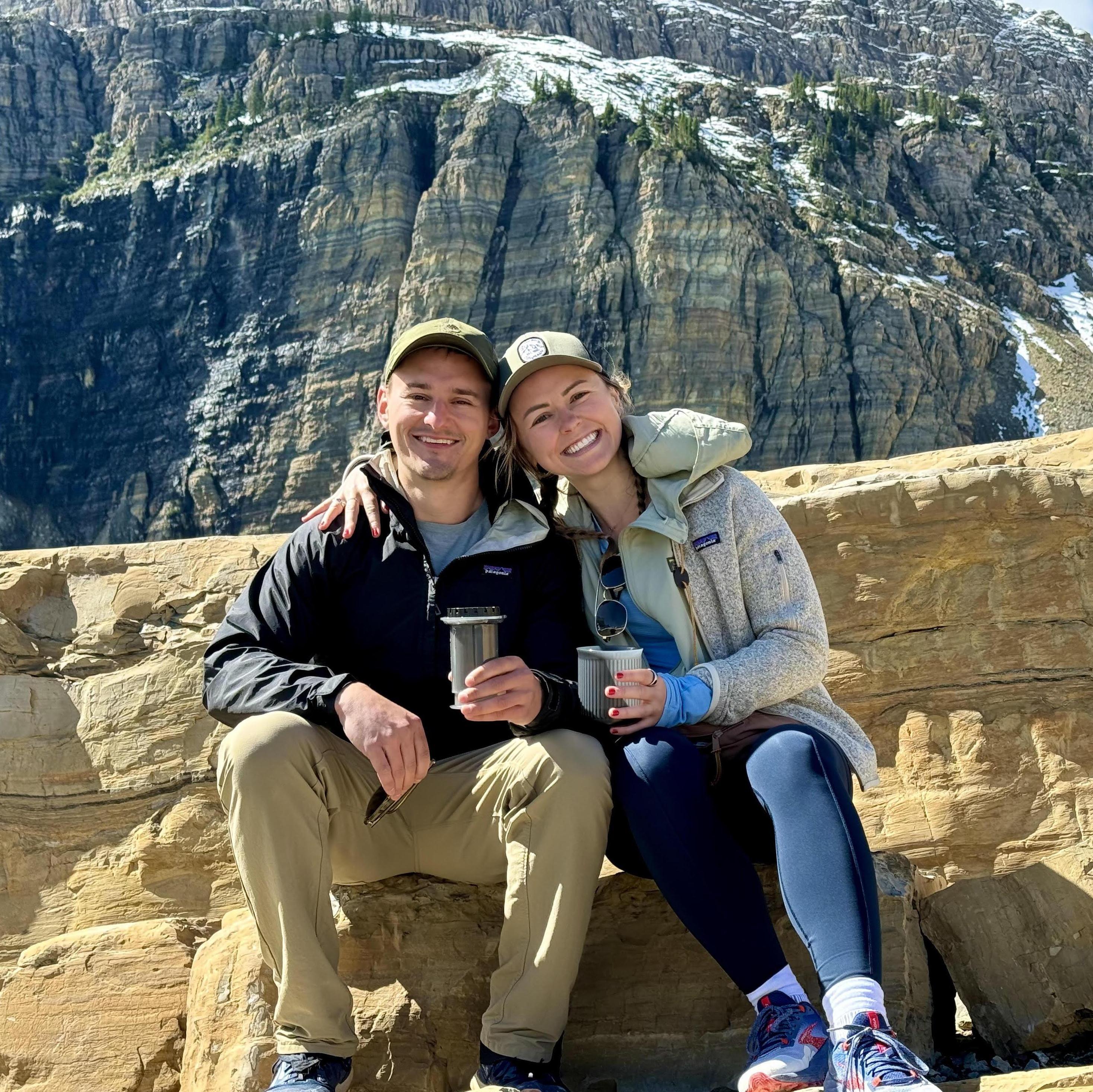 Often found hiking or brewing coffee - this was a bucketlist day that combined both. Ben brewed a fresh cup of aeropress at the end of a long trek through Glacier National Park.